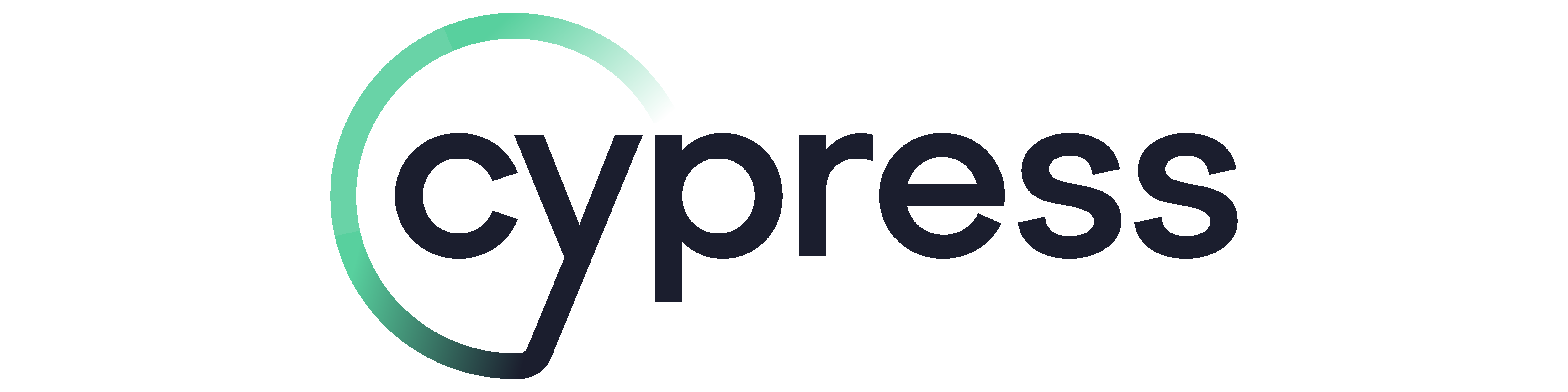 Logo de Cypress.io.